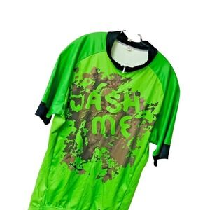 NWT CoolPass 1/2 Zip Cycling BMX Jersey Dyrt Gear Reflective Wash Me Mens XL